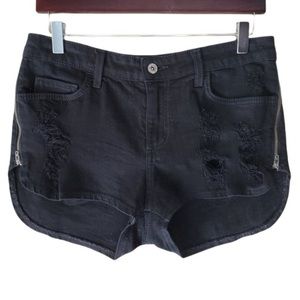CARMAR JEAN SHORTS distressed
